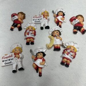 Vintage 1995 Campbell's Soup Kids Refrigerator Magnets, Lot Of 9, 4 Duplicates